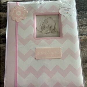 Pink Baby Record Book